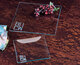 Deep Etched Monogrammed Crystal Square Hostess Tray Image 2 of 3